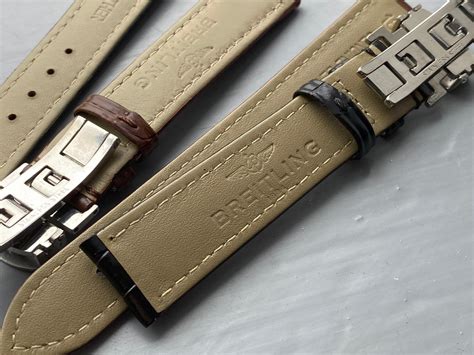 Breitling leather watch strap